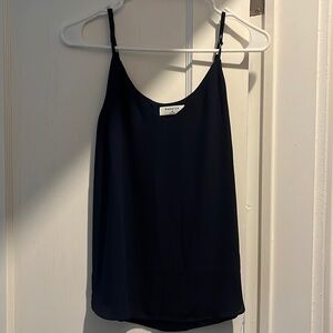 Aritzia Babaton Blouse Tank Navy